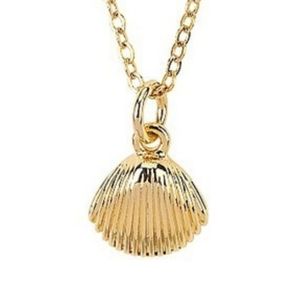 NEW Kidada Disney Ariel 14k Shell Charm Necklace